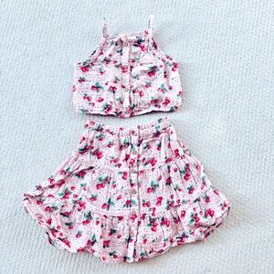 Mini Boden strawberry summer Two-Piece Set